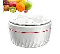 Fruit Washing Device, Deep Cleaning Rotating Portable Washing Bowls, Fruit Spinner with Strainer, for the Worktop in the Kitchen, for Preparing Food, Products and Berries as well as
