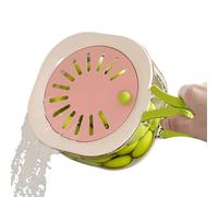 Fruit Washing with Strainer | 2-in-1 Multifunctional Kitchen Utensils with Folding Handle and Lid - Food Strainers and Drainer | For Home, Salad, Camping, Strawberry, Fridge and Spunt