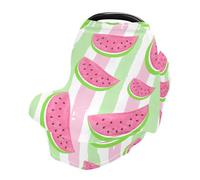 Fruit Watermelon Seeds Nursing Cover Breastfeeding Scarf, Car Seat Covers for Babies Infant Stretchy Soft Breathable Multi-Use Cover Ups, Gift for Boys Girls