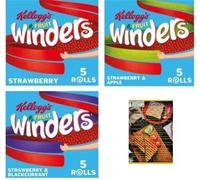 Fruit Winders Strawberry, Strawberry and Blackcurrant and Strawberry and Apple and Kitchenfella Top Movie Treats