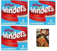 Fruit Winders Strawberry x3 Packs and Kitchenfella Top Movie Treats