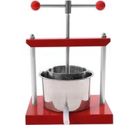 Fruit Wine Manual Press 3L / 6L Stainless Steel Manual Barrels Press Machine for Juice, Apple, Grape, Vegetable, Wine, Olive Oil
