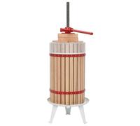 Fruit & Wine Press Natural Oak 30L 1070mm High Cast Iron Steel Base ClothBag30L