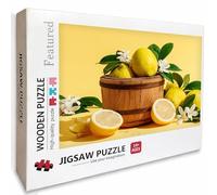 Fruit Wooden Jigsaw Puzzles 75x50cm, Yellow Jigsaw Puzzles 1000 Piece for Adults with Box, Educational Challenging Game, Gifts for Teens, Back Lettering Easy to Distinguish, Home Decoration, V-7984