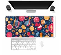 Fruit World Large Gaming Mouse Pad, 1000x500x2mm Extended gaming mouse mat XXL improved Precision and Speed Mousemat with Stitched Edges, Desk Mat for Keyboard and Mouses
