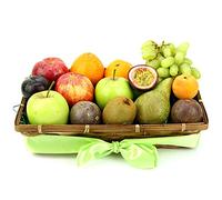 Fruit Zest Basket - Fruit Gift Baskets and Gift Hampers with Next Day UK delivery with Personal Message attached