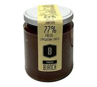 Fruita Blanch extra strawberry jam 77% fruit, artisan, with no preservatives or additives, pack of 4 x 300 g, ideal for breakfast and snacks