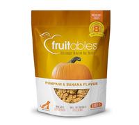 Fruitables Baked Dog Treats, Pumpkin Treats for Dogs, Healthy Low Calorie, Free of Wheat, Corn and Soy - Pumkin & Banana 198g