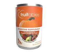 Fruitables Pumpkin Dog Digestive Supplement, with vitamin, fiber and ginger fortified, 15-Ounce Can