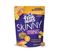 Fruitables Skinny Mini Dog Treats, Healthy Pumpkin Treat for Dogs, Low Calorie & Delicious, Puppy Training, Free of Wheat, Corn and Soy, Made in the USA, Pumpkin and Mango Flavor, 5oz
