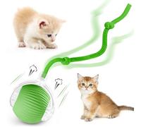 fruitery Interactive Cat Ball Toy, 2025 Upgraded Automatic Cat Toys for Bored Indoor Adult Cats, Smart Moving Cats Toy Balls, 360°Smart Rolling Kitty Ball Toy (Green)