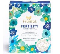 Fruitful Fertility Men’s Formula - Conception Vitamins with Folic Acid & Selenium - CoQ10 Supplement for Fertility - Improve Sperm Count Boost Testosterone & Reproductive Health - 60 Capsules