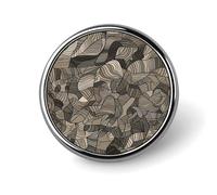 Fruits And Leaves Round Lapel Pin Brooch Badge Cute Tie Tack Pin for Hats, Clothing, Bags Unique Fashion Accessories Gift for Men & Women, Circular, Aluminum, no gemstone