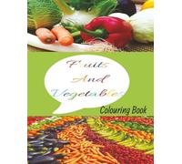fruits and vegetables colouring book