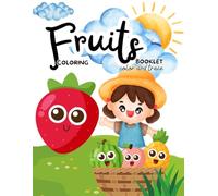 Fruits coloring and tracing booklet