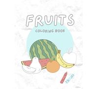 Fruits colouring book