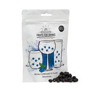 Fruits for Drinks, Blueberry, Freeze Dried Cocktail Garnish - 20 Servings
