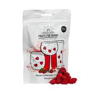 Fruits for Drinks, Raspberry, Freeze Dried Cocktail Garnish - 20 Servings