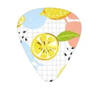 Fruits Lemon Guitar Picks Set-Premium Abs Material,Various Thicknesses-Enhance Your Playing Experience