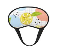 Fruits Lemon Print Adults Kids Light Blocking Eye Cover for Travel Daily Use Nap Insomnia Camping