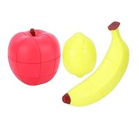 Fruits Magic Cube Set Smooth Flat Surface Irregular Puzzle Game Educational Toys for Kids ABS Material