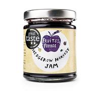 Fruits of the Forage Hedgerow Harvest Jam with Apple, Plum, Elderberry, BlackBerry 210g Glass Jar
