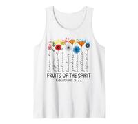 Fruits of The Spirit Galatians 5 22 Bible Verse Christian Tank Top