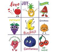 Fruits of the Spirit Notebook: 110 Page blank lined journal, notebook Fruit of the Spirit design. Galatians 5:22-23 Bible verse (NLT) religious Christian notebook