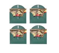 Fruits On Wood Floor Horizontal Full Single-Sided Printing Pearlescent Paper Birthday Halloween Christmas Halloween Birthday Party Holiday Greeting Card