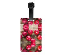 Fruits On Wood Luggage Tags, Handbag Tags, Checked Luggage, Hand Luggage and Handbag Travel Accessories