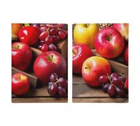 Fruits on Wood Passport Holder, ID Card Protector Case Passport Holder with Slot Passports Travel Wallet Document Cover for Women And Men