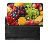 Fruits Passport Holder Cover Passport Cover Protector Essentials with Credit Card Slots Slim Travel Wallet Covers Documents Organizer Protector for Man&Women