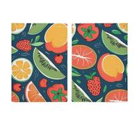 Fruits Pattern Passport Holder, ID Card Protector Case Passport Holder with Slot Passports Travel Wallet Document Cover for Women And Men