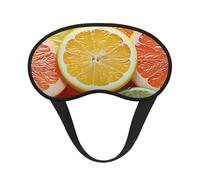 Fruits Pattern Print Fashion Sleep Eye Mask for Men Women, 100% Blackout Eye Mask, Soft Covering Strong Light, Suitable for Travel/Yoga/Nap
