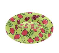 Fruits Red Green Pet Dog Bed Donut Cuddler fluffier Calming Bed for Medium Size Pets Supplies