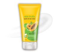 Fruits Spots & Tan Clear Face Wash - 150ml | Enriched with Papaya & Vitamins C + A | Brightens Skin, Clears Tan & Spots | For All Skin Types