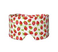 Fruits Strawberries Strawberry Pattern, Full Eye Covers Light Blocking Eye Mask Sleep Eye and Ear Muffs