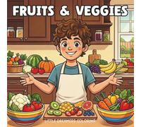 Fruits & Veggies: Fruits and Vegetables Coloring Adventure