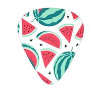 Fruits Watermelon 12-Pack Guitar Picks Set â€“ Unique Single-Sided Printed Picks With Abs Material For Acoustic, Electric Guitars & Ukuleles
