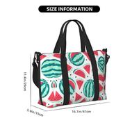 Fruits Watermelon Print Women Men Travel Hand Bag for Foldable Portable Tote for Weekend Trips Travel