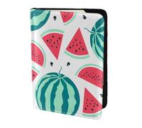 Fruits Watermelon Printing Passport Holder, Travel Essentials,Card And Passport Anti Theft Wallet,Sized To Fit All Standard Passports