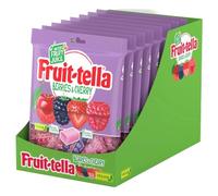Fruittella Berries & Cherry - Soft Chew Sweets Made with Natural Flavours, Vegan Friendly - 8 x 170 g Bags