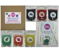 Fruity Berry Selection Boba Bubble Tea Make at Home Kit 6-12 Extra Large Drinks