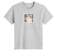 Fruity Booty Women's Cat T-Shirt Grey