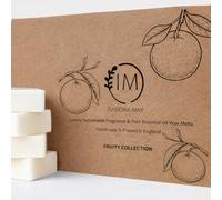 Fruity Collection | Luxury Soy Wax Melts | Highly Scented Fragrance | Juicy & Sweet | 4 Packets of Mixed Scents - 16 x Wax Melts | Vegan & Sustainably Sourced Wax | Plastic Free Packaging | Handmade