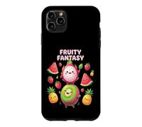 Fruity Fantasy Cute Kawaii Tropical Fruits Design Case for iPhone 11 Pro Max