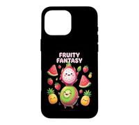 Fruity Fantasy Cute Kawaii Tropical Fruits Design Case for iPhone 16 Pro Max