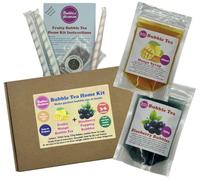 Fruity Mango with Blueberry Popping Bobas Bubble Tea Kit 3 to 6 Drinks