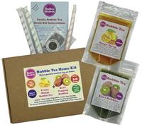 Fruity Mango with Kiwi Popping Bobas Bubble Tea Kit 3 to 6 Drinks