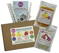 Fruity Mango with Lychee Popping Bobas Bubble Tea Kit 3 to 6 Drinks
